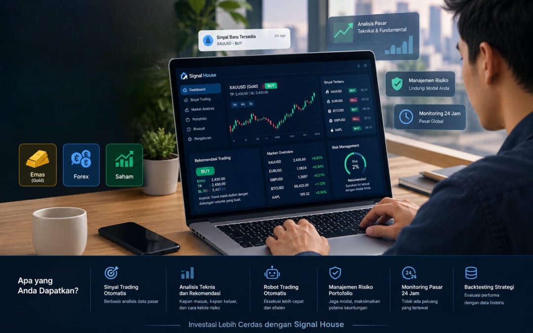 Signal House: Platform Sinyal Trading Otomatis untuk Emas, Forex, dan Investasi Modern